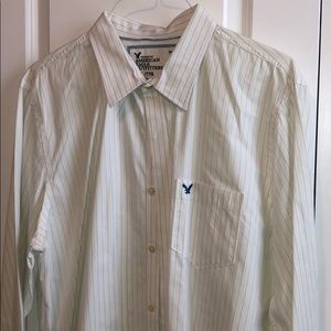 American eagle white button down